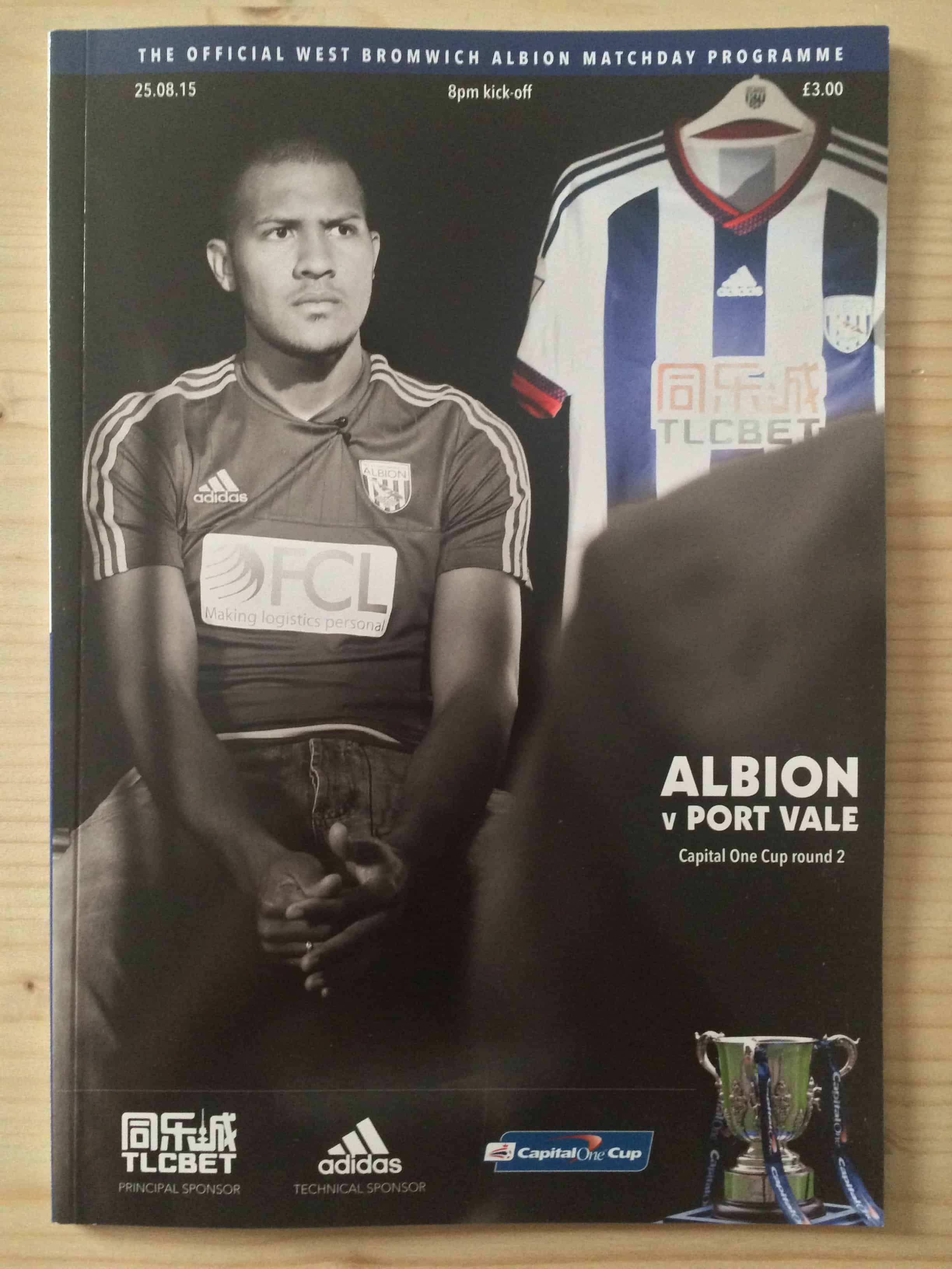 West Bromwich Albion FC  v Port Vale FC